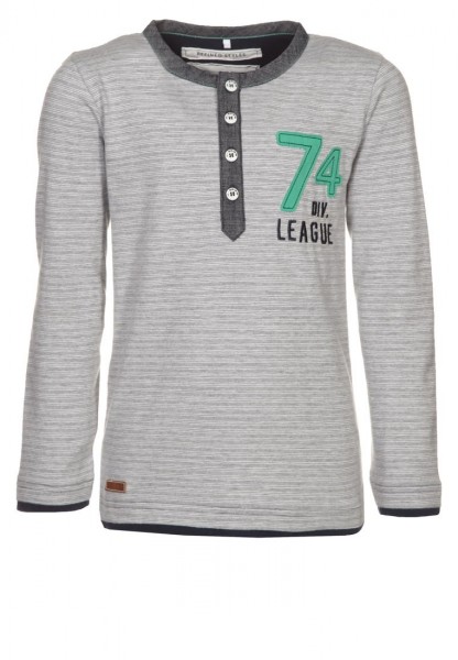 NAME IT Langarmshirt Largo Kids Grey Melange