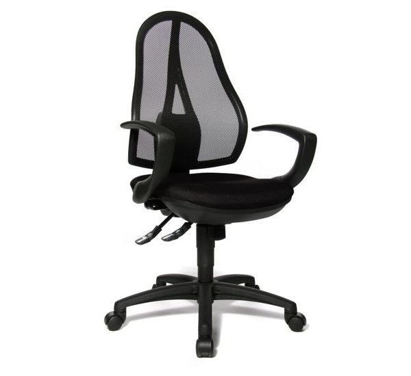 Topstar Drehstuhl Open Point SY mit Armlehne schwarz